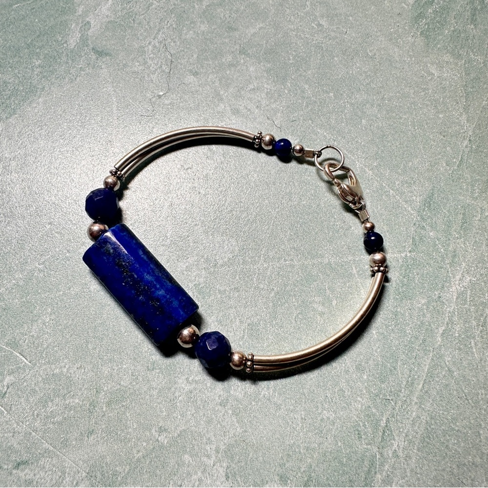 Lapis and Sterling Silver bracelet